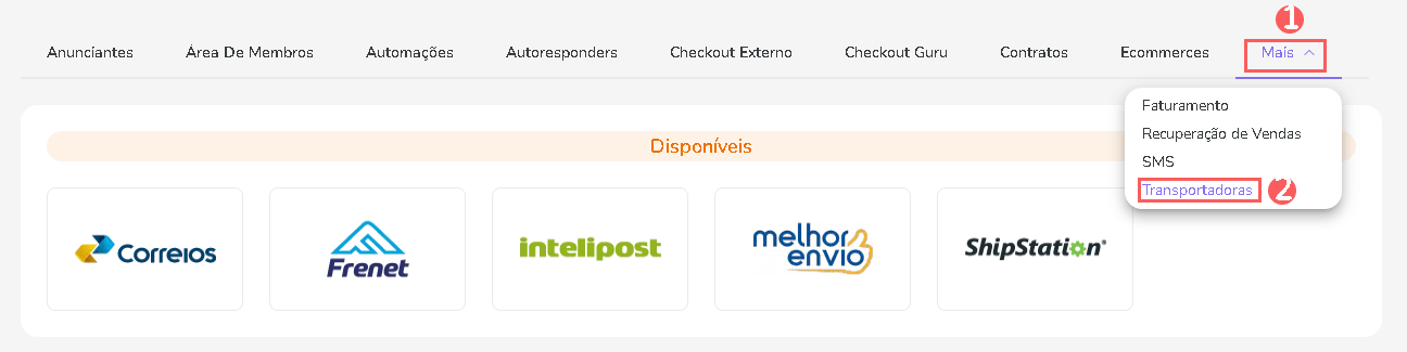 menu-lateral-configuracaoes-integracoes-transportadores-gurupng.png