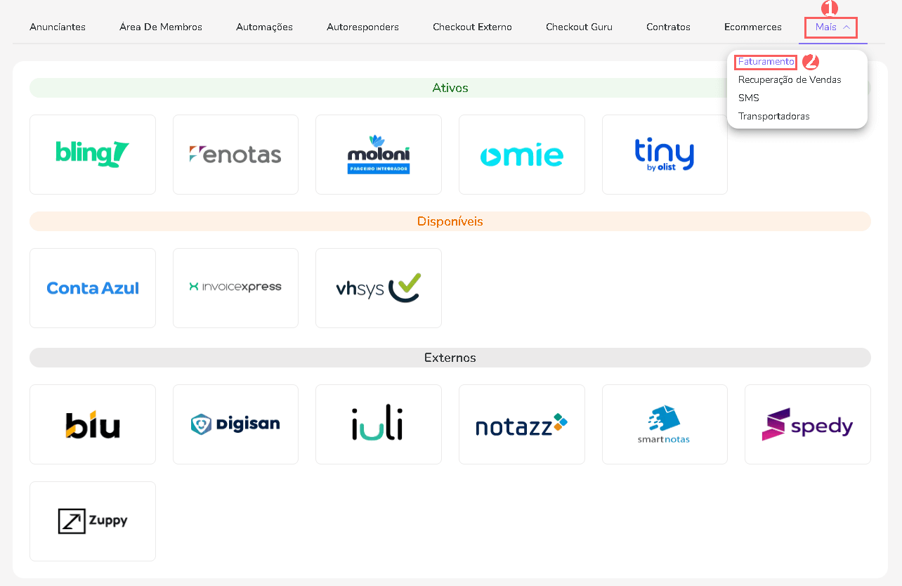 menu-lateral-configuracaoes-integracoes-faturamento-gurupng.png