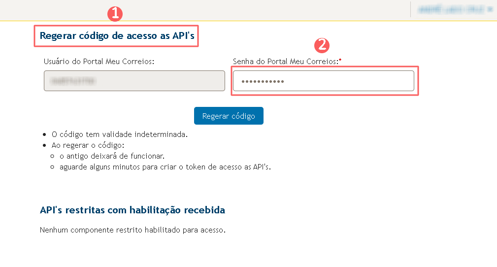 regenerar-codigo-acesso-API-senha-do-portal-regenerar-codigo-correios.png