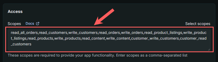 access-scopes-cole-permissoes.png