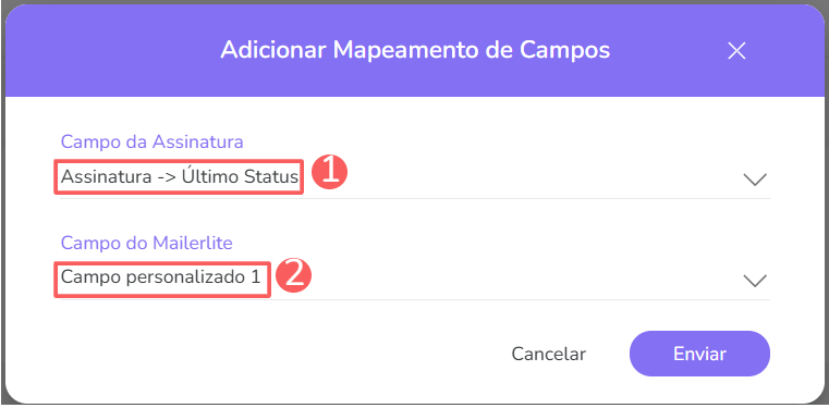 mailer lite-adicionar mapeamento de campos.png